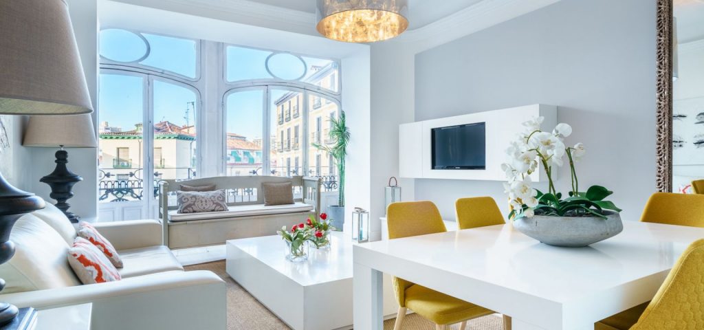 Soft Blues, Beige, and White