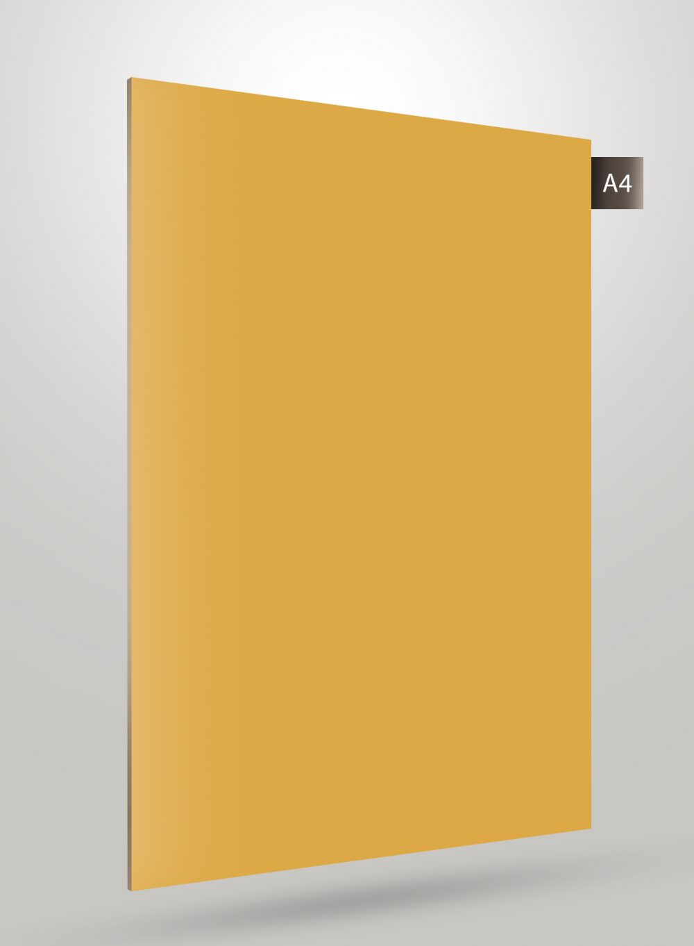 Yellow crystal laminate