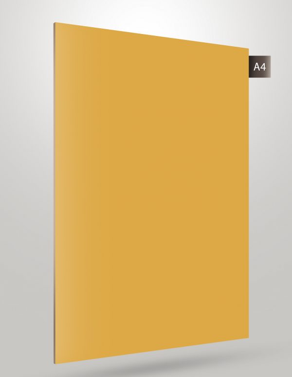 Yellow crystal laminate