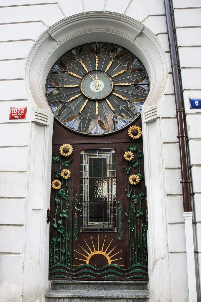 Art Nouveau Main Door Designs
