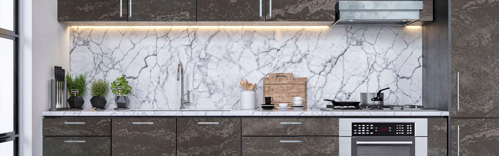 textured color combination for kitchen design