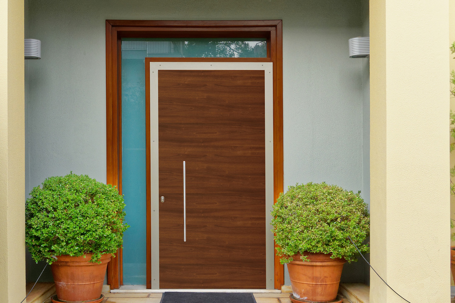 wood laminate door design
