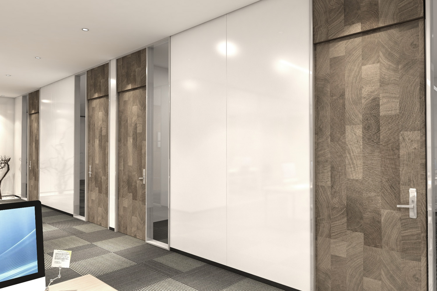 glossy laminate door design