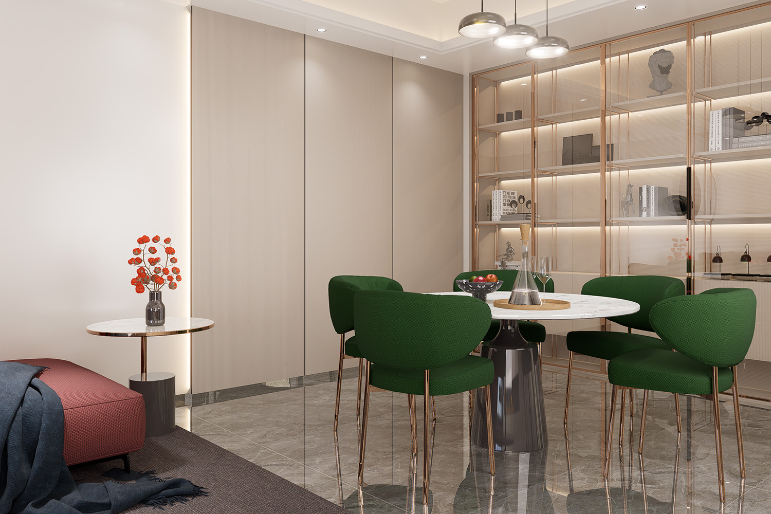 white laminate door design