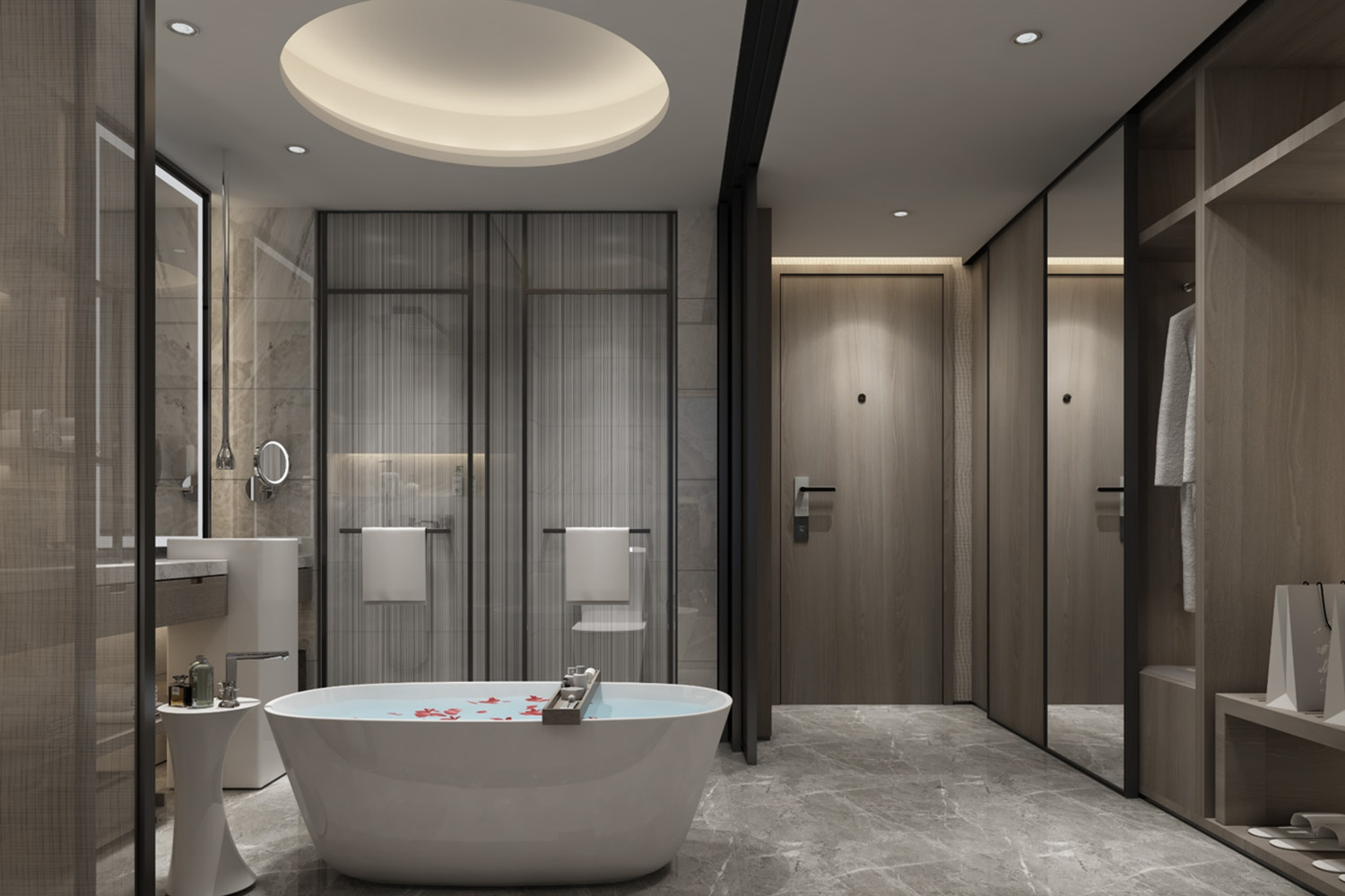 next matt laminate bathroom design