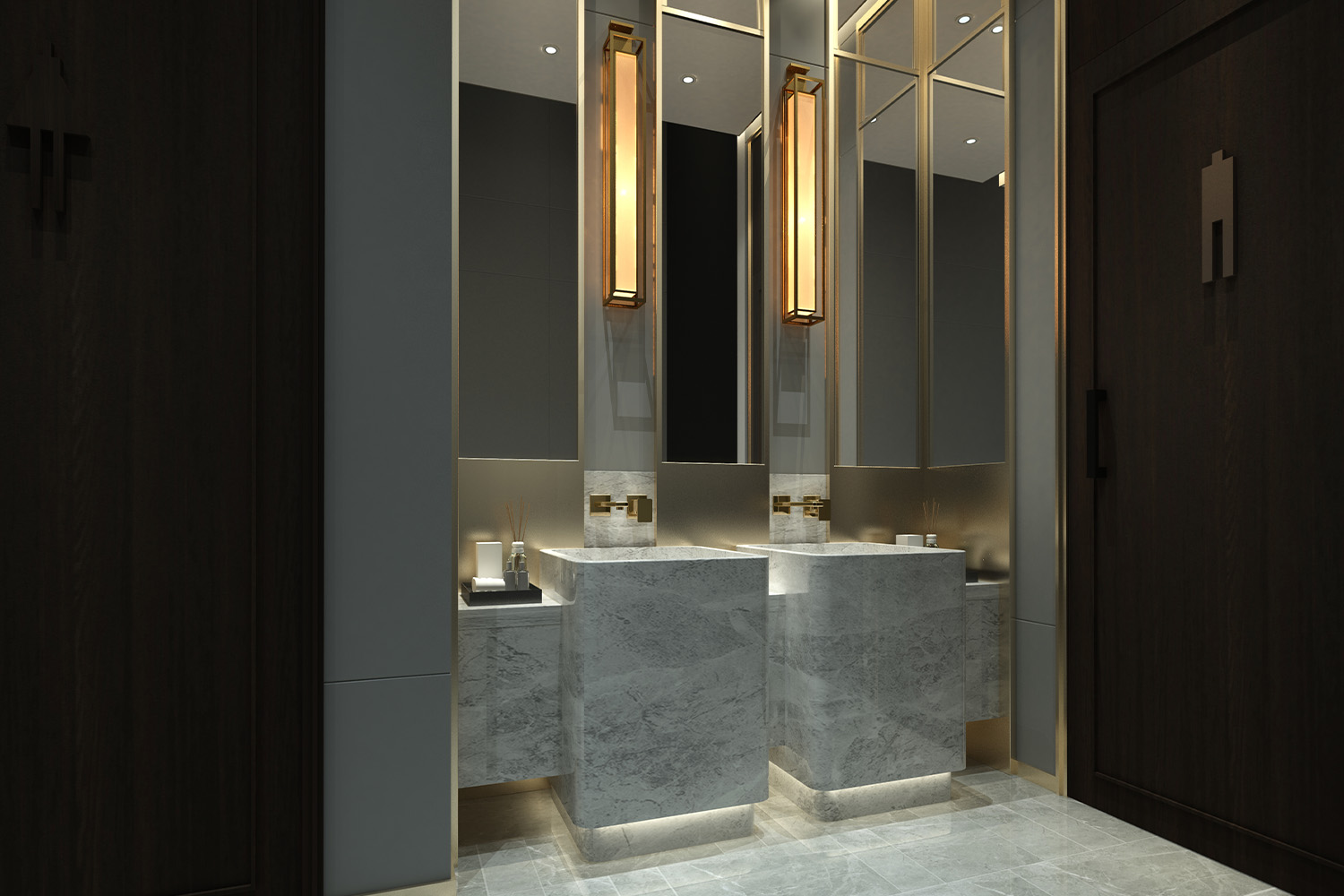 premium laminate bathroom design