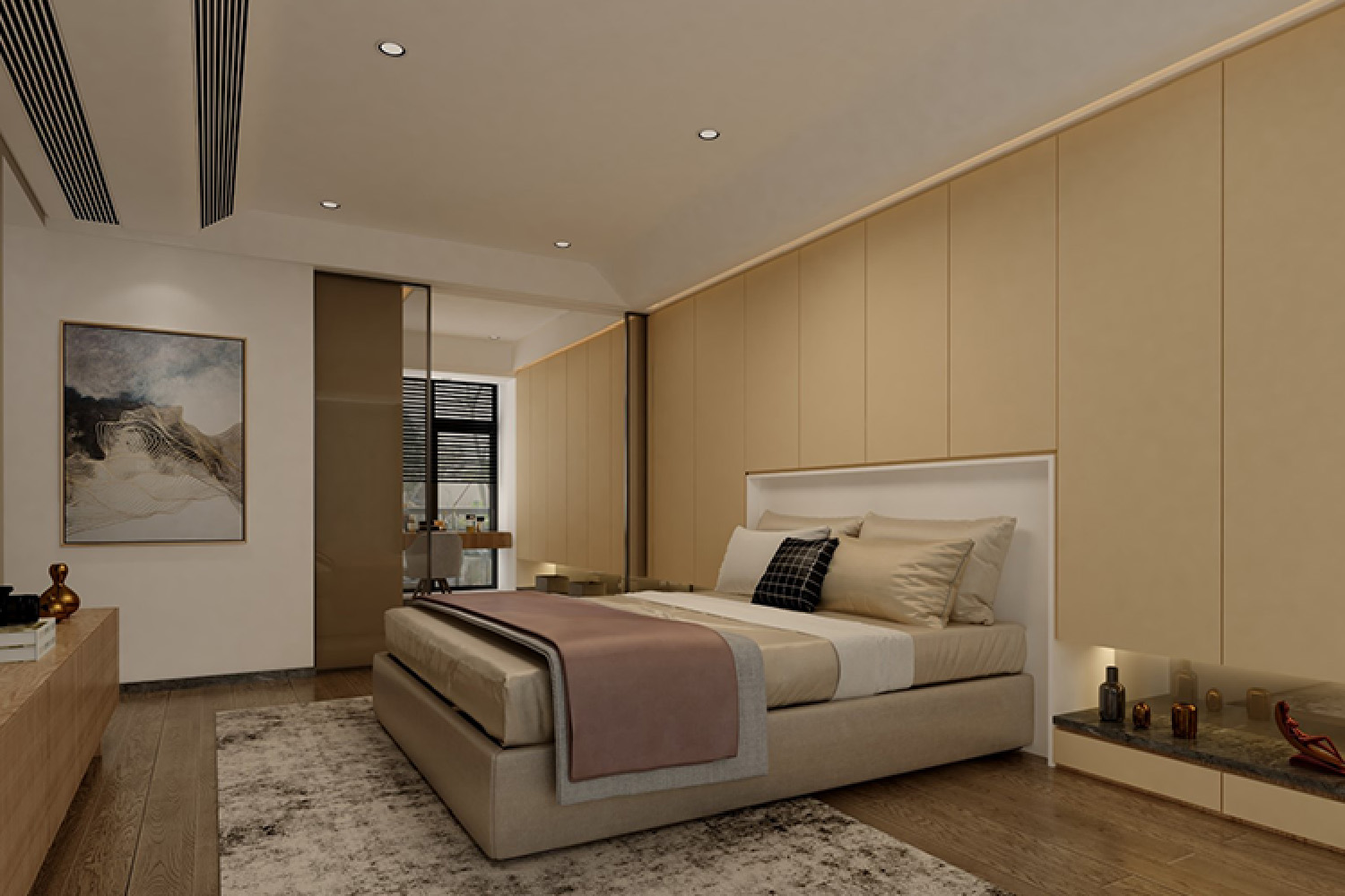 matt laminate bedroom design