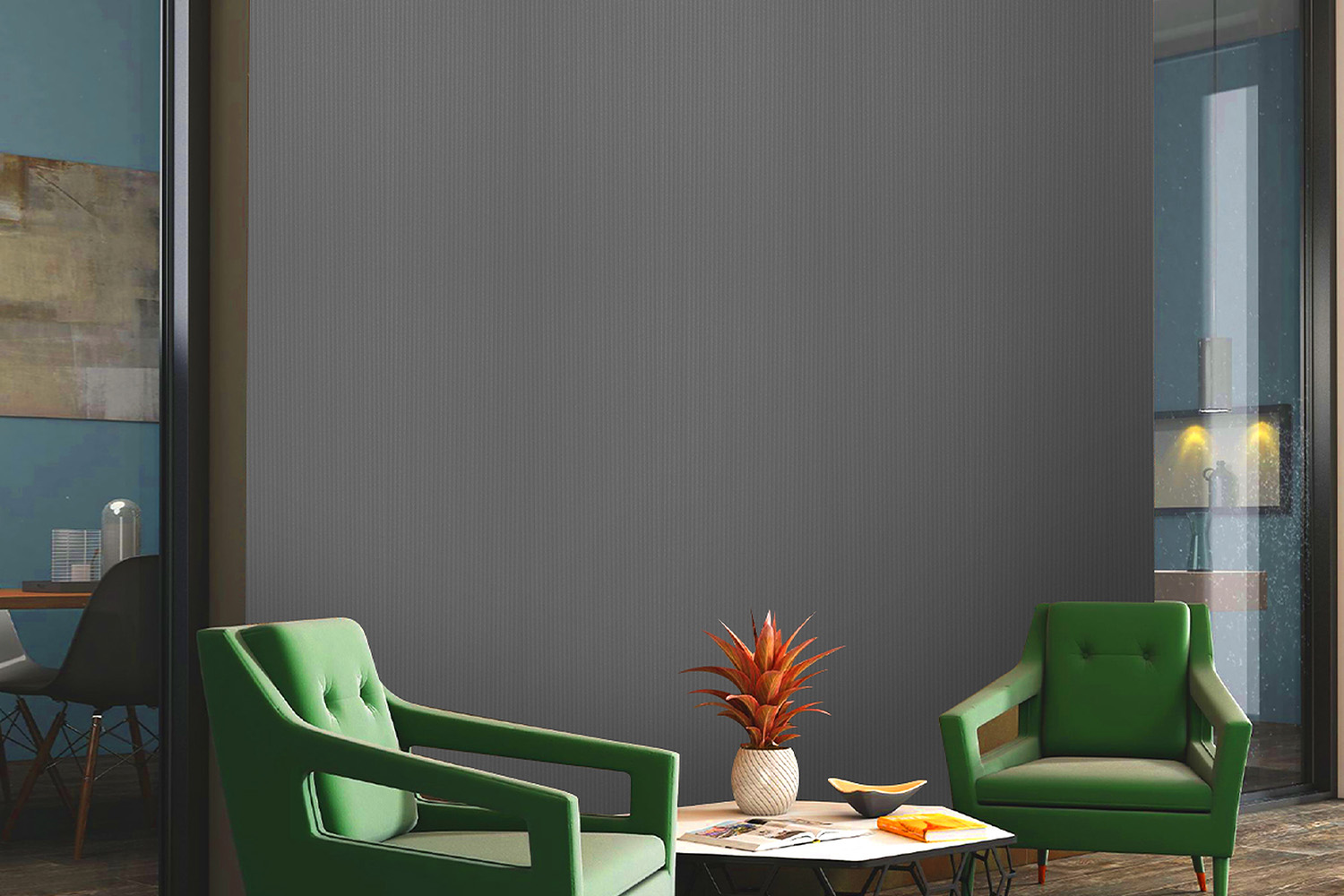 grey laminate living room design