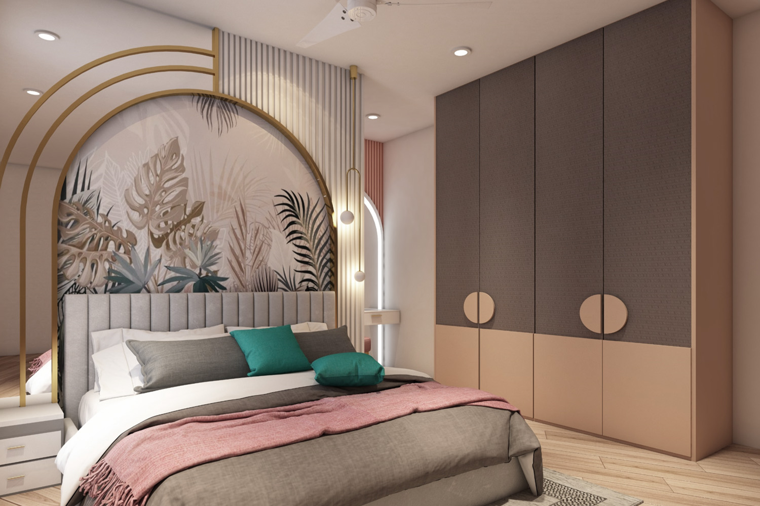 laminate walk in wardrobe design