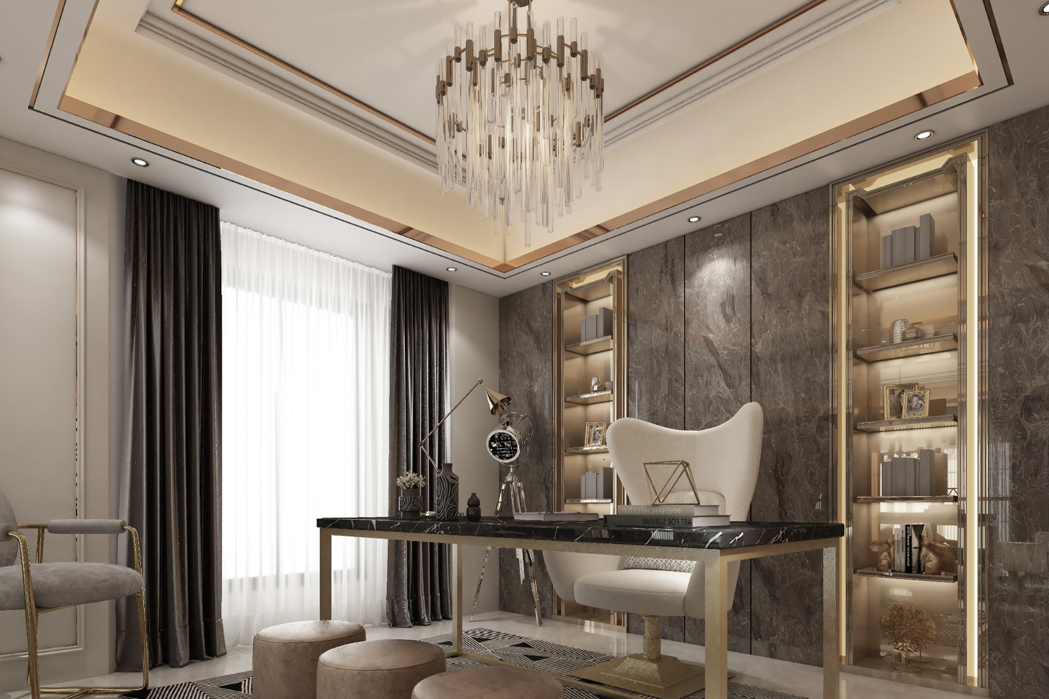 luxury laminate interior design for office