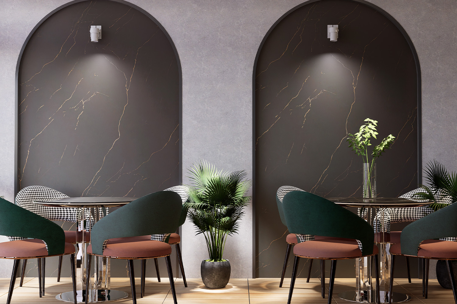 black textured laminate