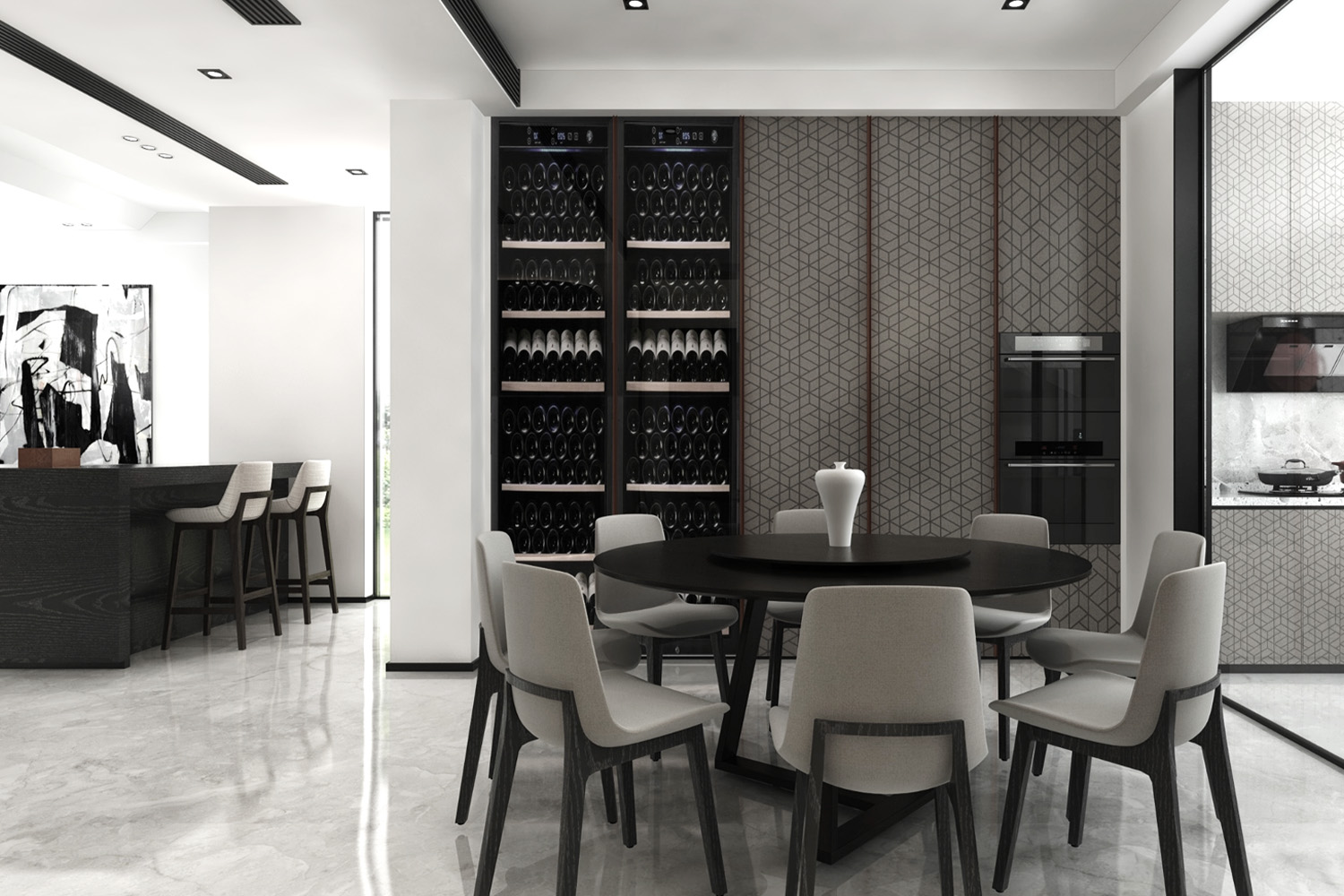 Textured laminates for shelf design