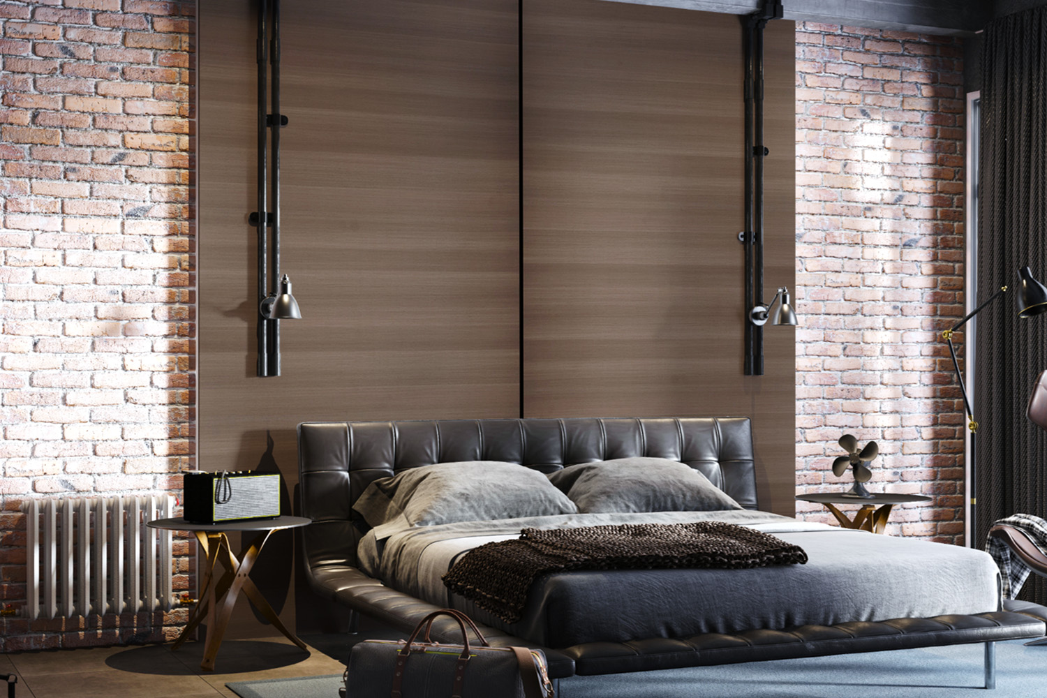 luxury laminate finish color combination for bedroom design