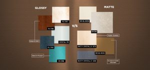 Matte vs. Glossy Laminates for wardrobe: Which should you choose?