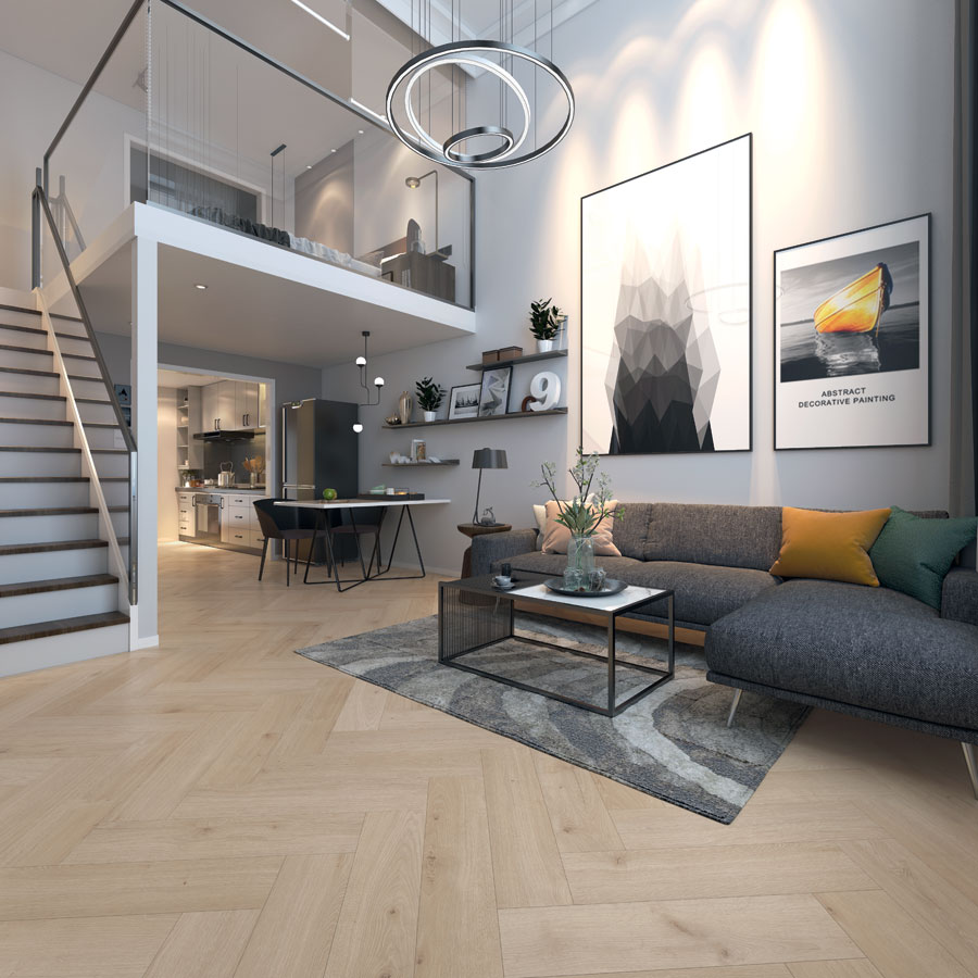 wood flooring for villa room design