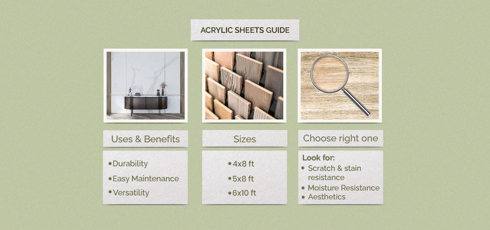 Acrylic Sheets Guide