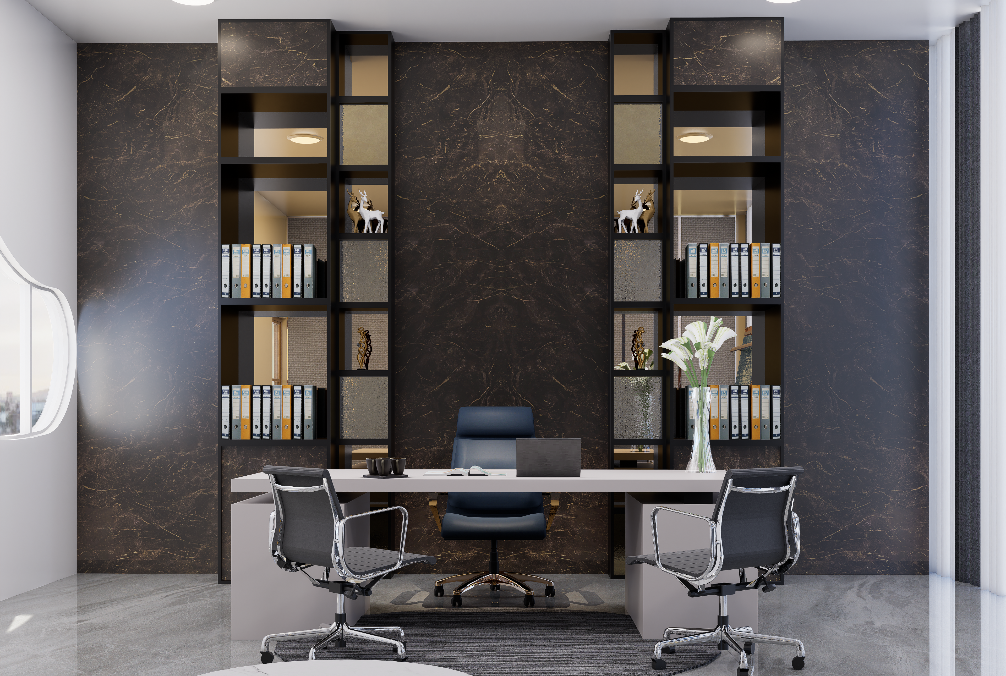 bold and modern home office design