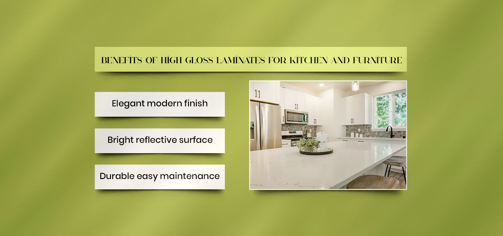 high gloss laminates