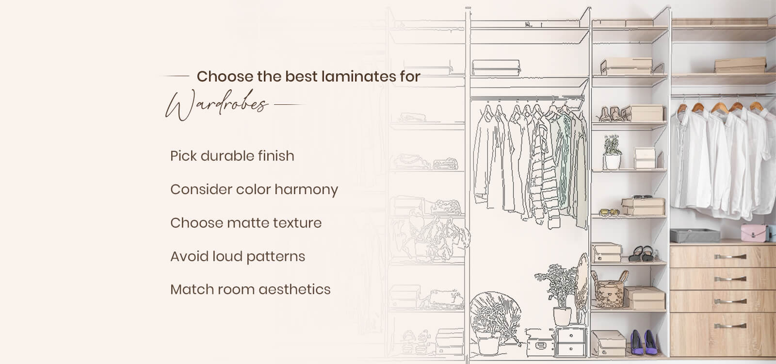 wardrobe laminates