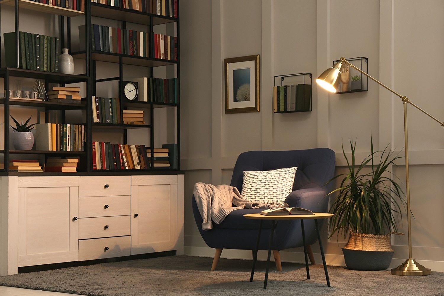 Modern Brown Laminate Bookshelf Designs for Stylish Homes