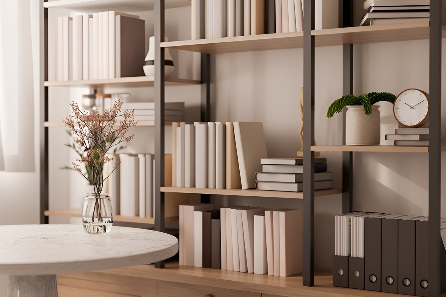 Simple Wooden Bookshelf Designs for Home & Office