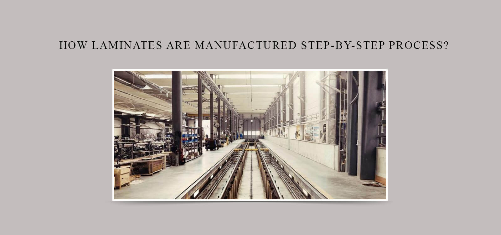 laminate manufacturing