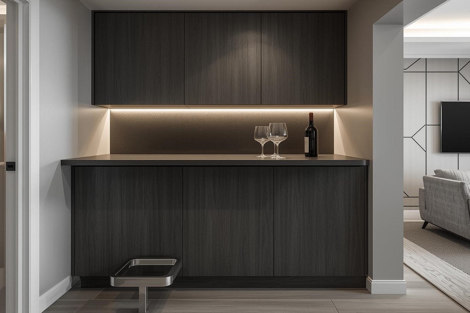 elegant house Mini bar design concept