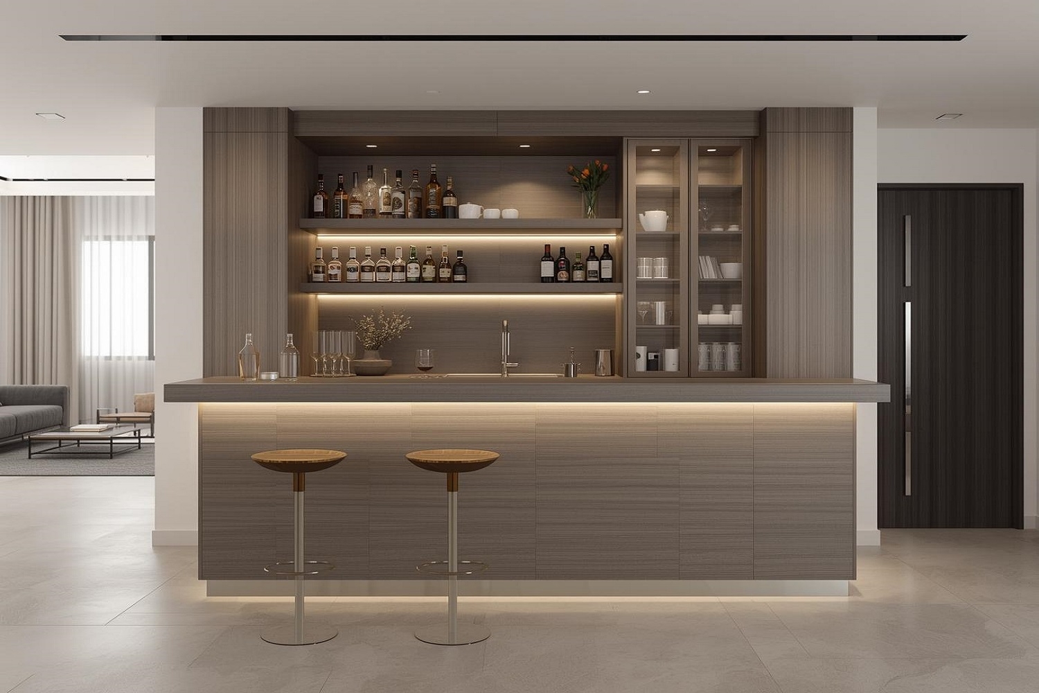 Small home bar ideas for compact spaces