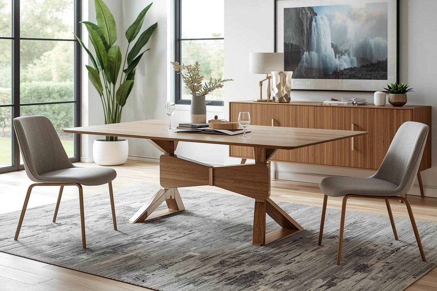 Modern Folding Dining Table Design Idea