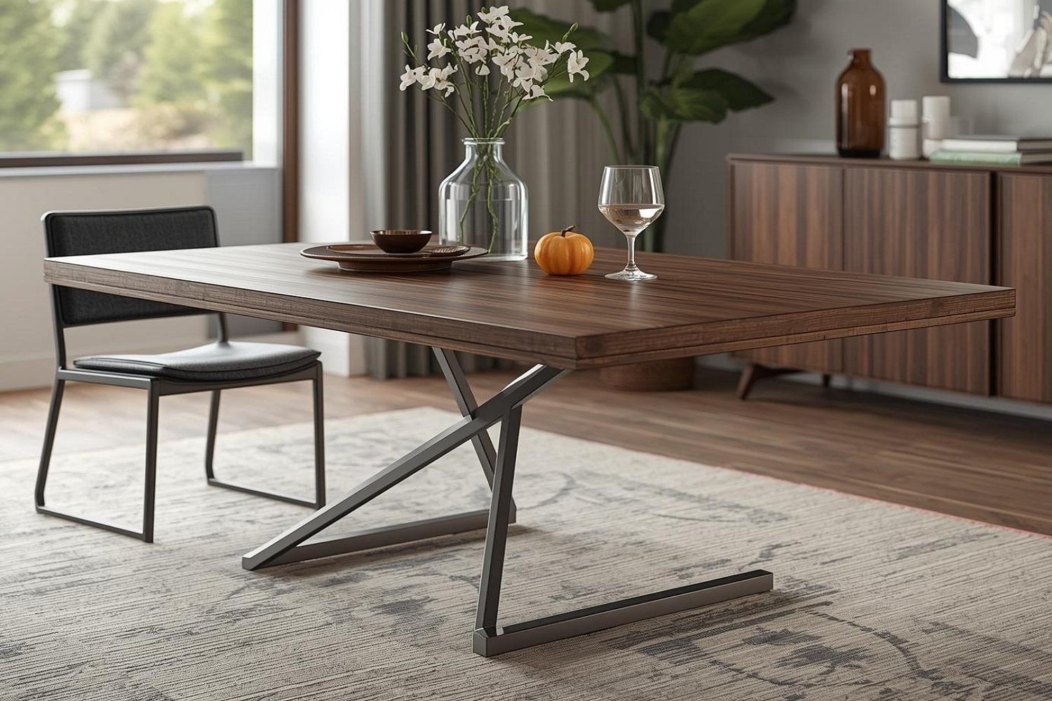 Stylish Small Folding Dining Table Idea