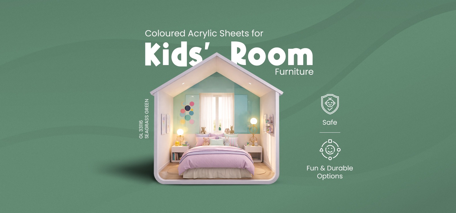 Coloured Acrylic Sheets for Kids' Room Furniture Safe, Fun & Durable Options