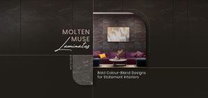 Molten Muse Laminates: Bold Colour-Blend Designs for Statement Interiors