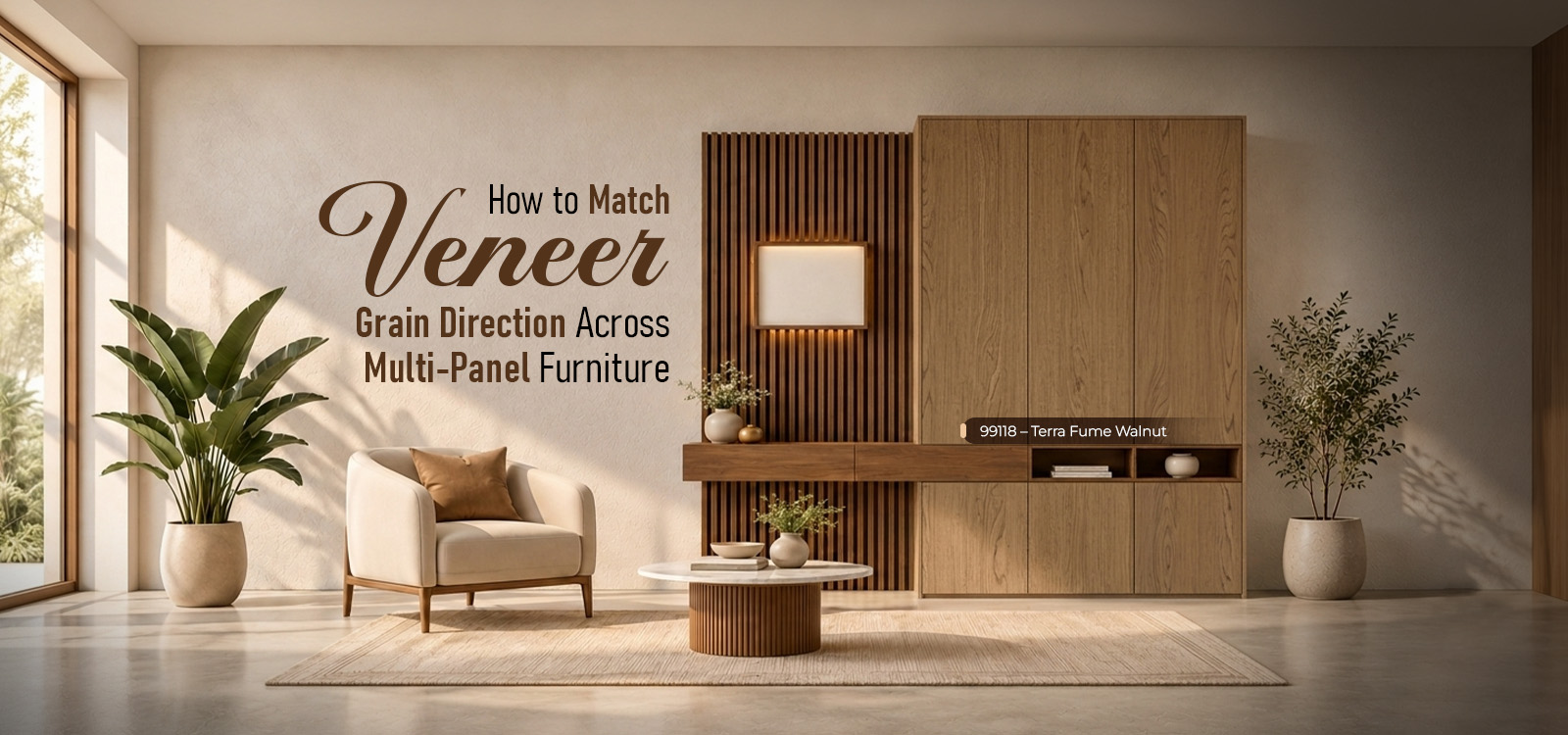 How to Match Veneer Grain Direction Across Multi-Panel Furniture